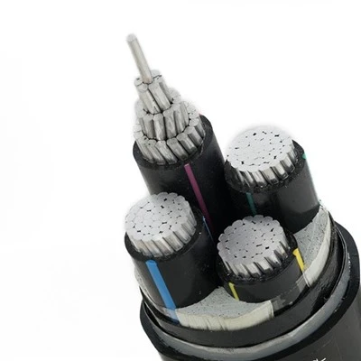 YJLHV XLPE Cáp cách điện PVC Cáp điện áp cao 25 ​​mm Cáp bọc thép 4 lõi Cáp nhôm XLPE Cáp nguồn