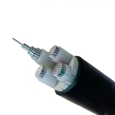 Cáp bọc nhựa PVC cách điện XLPE lõi nhôm chống cháy trực tiếp YJLV 0,6 / 1KV