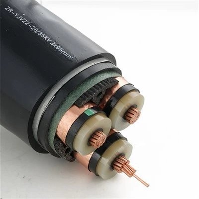 ZR-Cáp XLPE điện áp cao chống cháy đơn/đa lõi YJV Cáp điện công nghiệp